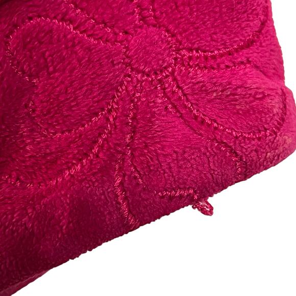 Diamond Tea women Large Bath Robe House coat Dress Vintage Pink Long floral Flaw - Picture 6 of 15